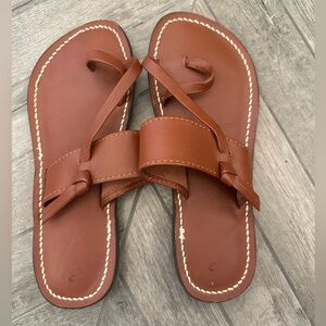 Brown Leather Sandals